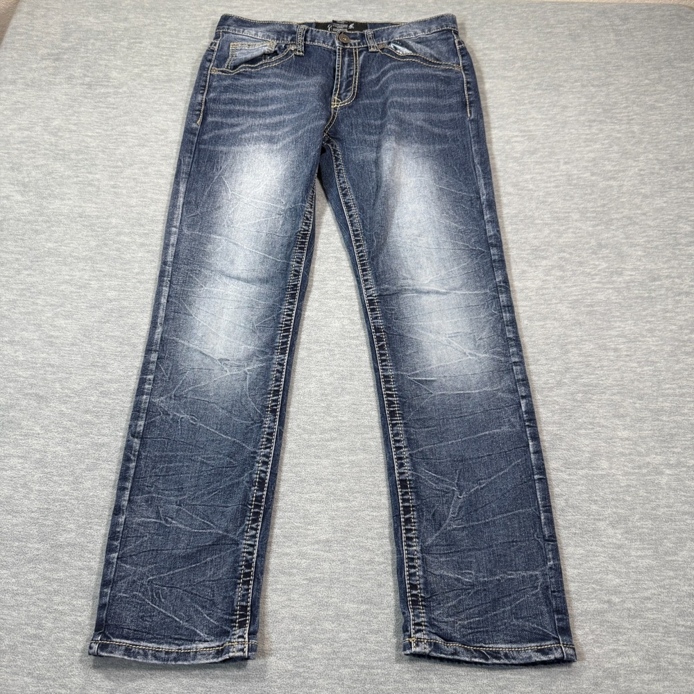 Men's Denim Slim Straight Jeans